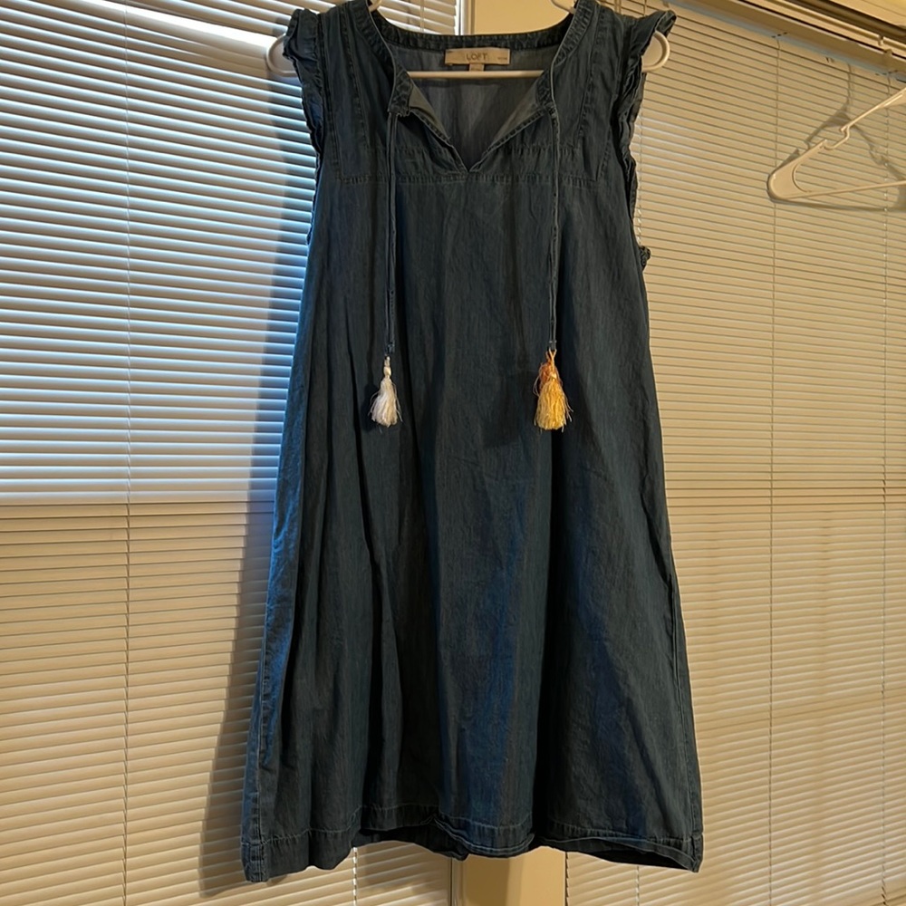 LOFT medium petite at knee dress